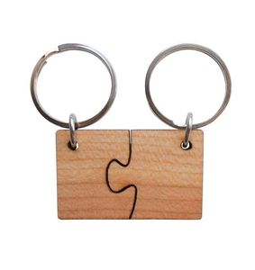 Meilleure vente fournisseur en gros porte-clés en bois de qualité supérieure cadeau artisanat naturel design unique porte-clés en bois - Product Image 3