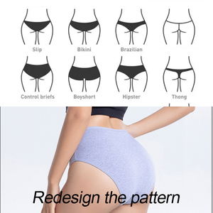 Vente en gros de culottes en coton respirant confortables pour femmes, sous-vêtements doux et sans couture, slips de couleur unie, caleçons longs pour femmes - Product Image 3