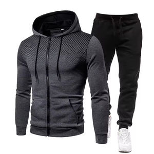 Sweat-shirt de sport unisexe à rayures latérales, logo personnalisé de haute qualité, ensemble de jogging 2 pièces, survêtement d'entraînement en patchwork, survêtement pour hommes - Product Image 5