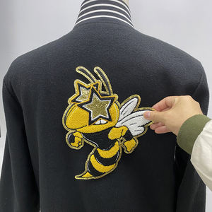 แผ่นเหล็กปักลายการ์ตูนรูปสัตว์รูปดาวคู่ผึ้งอัดความร้อนสำหรับติดเสื้อผ้าสติกเกอร์เสื้อผ้า - Product Image 6