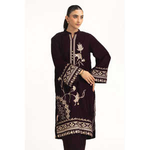 Ensemble chemise et pantalon en velours brodé à motif floral, taille XL pour femme, vêtements de sport, style évasé pour l'été et l'automne, IPST-55119 - Product Image 2