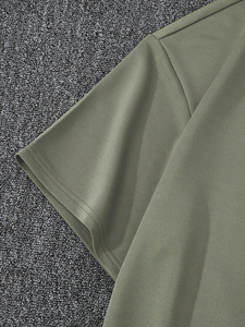 Camiseta de manga corta de verano personalizada, ropa de hombre de algodón puro, Camiseta holgada de cuello redondo de Color sólido, Camiseta deportiva - Product Image 6