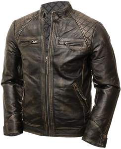 Chaqueta de cuero para hombre de alta calidad personalizada con mangas largas de lana y material de tela a un precio razonable para su armario - Product Image 2