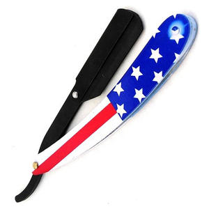 Maquinilla de afeitar recta profesional de diseño personalizado para hombre, Etiqueta Privada, maquinilla de afeitar Baber de acero inoxidable sostenible, uso de peluquero, afeitado facial - Product Image 1