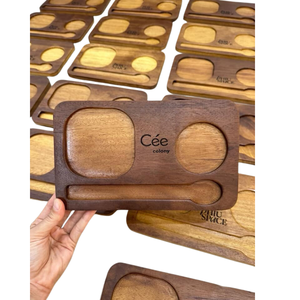 Artículos calientes Bandeja DE SERVICIO DE MADERA personalizada al por mayor Bandeja de café de madera de alta calidad para cafetería - Product Image 2