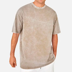 T-shirts pour hommes personnalisés de haute qualité avec impression de style vintage graphique 100% coton biologique respirant grande taille Logo délavé à l'acide surdimensionné - Product Image 3