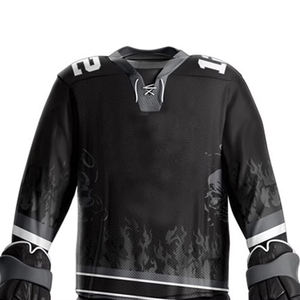 Uniforme de hockey sur glace unisexe sur mesure en gros, vêtements pour jeunes, uniforme de hockey sur glace 100% polyester - Product Image 6