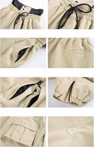 Ropa de esquí para exteriores de invierno, pantalones de nieve de cintura ajustable, sueltos, 20.000mm, impermeables, a prueba de viento, Unisex, pantalones holgados de Snowboard Cargo - Product Image 5