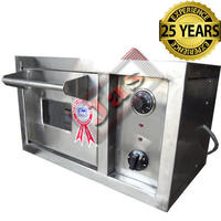 Équipement de cuisine commercial, four à pizza électrique et à gaz en acier inoxydable