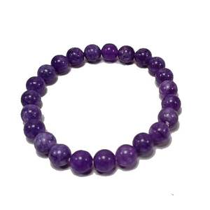 <b>Crystal</b> <b>bracelet</b> Lepidolite Round Beads Stone <b>Crystal</b> Gemstone Fashion Jewelry Men and <b>Women</b> Gift Energy - Product Image 6