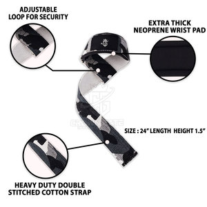 Correas de Levantamiento de Pesas de Diseño Personalizado para Gimnasio, Venta Directa de Fábrica, Correas de Levantamiento de Pesas de Neopreno - Product Image 2