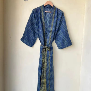 เสื้อคลุมกิโมโนผ้าไหมแท้คอวี100% ชุดแขน3/4ชุดชายหาดชายหาดชุดบิกินี่ของขวัญที่สมบูรณ์แบบสำหรับผู้หญิง - Product Image 1