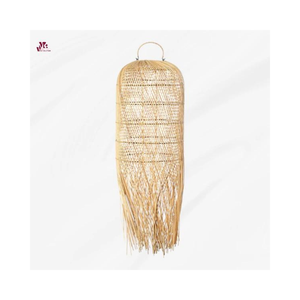 Abat-jour Suspendu Lustre Pendentif Lumières Osier Tissé À La Main Suspension Abat-Jour Couverture Décor pour la Vente en Gros - Product Image 5