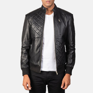 Veste en cuir pour homme, couleur personnalisée, légère, écologique, style streetwear haut de gamme, veste en cuir pour homme - Product Image 1
