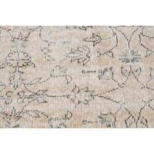 Alfombra Turca Vintage Grande de 6.9x9.8 pies, Alfombra de Lana Beige - Product Image 5