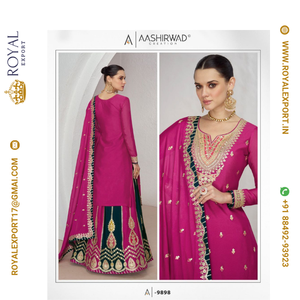 คอลเลกชันสูทเย็บปักถักดีไซน์ทันสมัยใหม่ในราคาขายส่งโดยรอยัลส่งออกซูราธ - Product Image 2