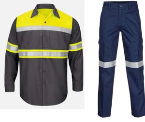 Ensemble d'uniformes de travail à bon prix vêtements de travail industriels professionnels hommes vente en gros vêtements de travail de sécurité uniforme vêtements de travail dans l'ensemble - Product Image 5