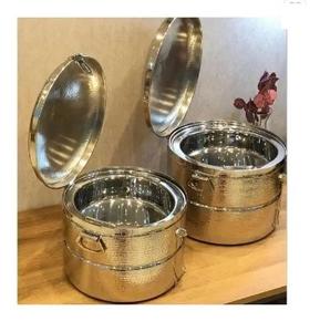 Vintage Hotel Restaurante Catering Chafing Dish Buffet Set de acero inoxidable Chafing Platos Calefacción Pantalla Calentador de alimentos Set - Product Image 1