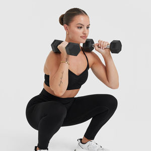 Legging deportivo para mujer 2024, cómodo tejido de punto de cintura alta, logotipo transpirable en la cintura, gran oferta, último estilo para entrenamiento - Product Image 5