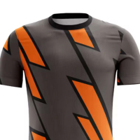 Maillot de football personnalisé Star Works Corporation, 100% polyester respirant, impression numérique, col en V, séchage rapide, unisexe