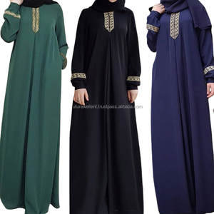 Dernières Abayas Modestes pour Femmes, Confortables, Élégantes, Nouveau Design, Meilleure Couleur, Abaya Musulmane à la Mode - Product Image 5