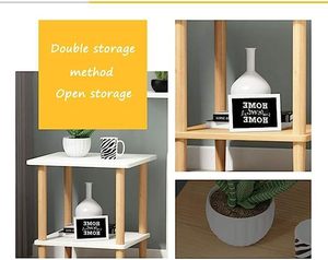 ชั้นวางของโต๊ะข้างพร้อมโต๊ะข้างเตียงแบบเปิดโล่ง - Product Image 4