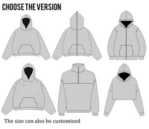 Conjunto Deportivo de 2 Piezas Personalizado de Invierno, Pantalones Deportivos y Sudadera con Capucha de Poliéster/Algodón - Product Image 6