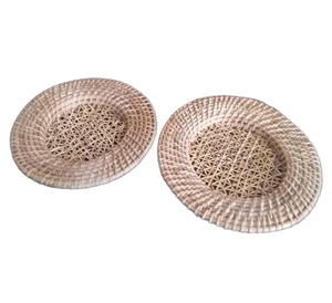 Fabricación de placa de cargador de ratán, nueva colección para Decoración de mesa de cocina casera, placa de cargador Natural de alta calidad - Product Image 2