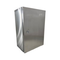 Scatola di Distribuzione Elettrica in Acciaio Inox 304/316 L, Montaggio a Parete, IP65, Pannelli Metallici Personalizzabili