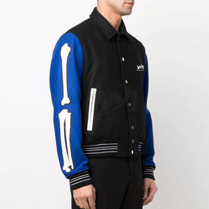 Veste d'hiver pour homme à prix abordable, faible MOQ, taille personnalisée, service OEM, dernières tendances, vestes Letterman pour homme - Product Image 2