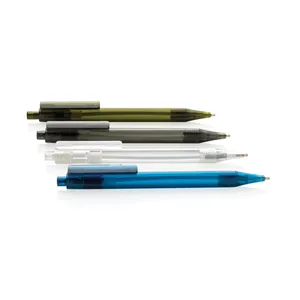 Penna Promozionale X8 Trasparente in GRS RPET, Gadget Sostenibile - Product Image 6