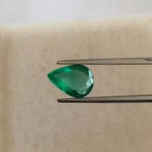 Calidad AAA excelente 9,0*6,0 MM corte de pera verde esmeralda Natural IGI certificado fabricación de joyas piedras preciosas Zambia piedras preciosas sueltas - Product Image 4