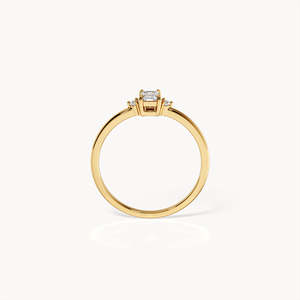 Bague de fiançailles Levi en or 14 carats avec diamant de laboratoire - Product Image 4