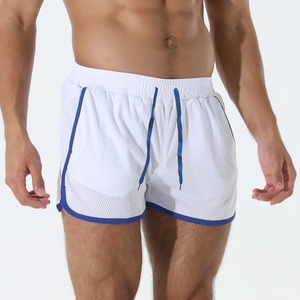 Short de basket-ball de sport mince pour hommes Short de gym en maille à séchage rapide pour été Fitness Joggers Pantalon court respirant décontracté Scanties - Product Image 4