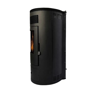 Poêle à granulés de bois en aluminium moderne de qualité supérieure, autoportant, avec 2 ans de garantie - Chauffage efficace et portable, livraison rapide - Product Image 2