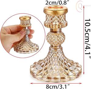 <b>Ramadan</b> Metal <b>Decorative</b> Candle Holder Set Stylish Tabletop Accent for Living Room and Dining Area Waterproof & Durable - Product Image 2