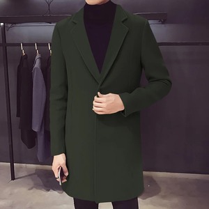 Manteau d'hiver long en laine écologique pour homme élégant avec tissu doux de qualité supérieure pour le bureau, les occasions formelles et l'usage quotidien - Product Image 3