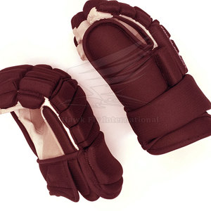 Gants de hockey sur glace à doigts entiers, légers, respirants, de haute qualité, en polyester, taille adulte, couleur personnalisée, logo personnalisé, équipe sportive - Product Image 6