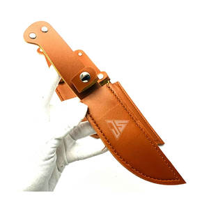 Cuchillo de Caza Hecho a Mano de Alta Calidad 100% Personalizado, con Funda de Cuero PU, ODM OEM, Logotipo de Marca Personalizado, Garantía de 3 Años, Superventas - Product Image 3