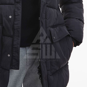 Nueva Chaqueta de Plumón Acolchada para Hombre, Elegante, Cálida, para Invierno, de Alta Calidad, con Cuello Alto, Logotipo Frontal y Capucha - Product Image 6