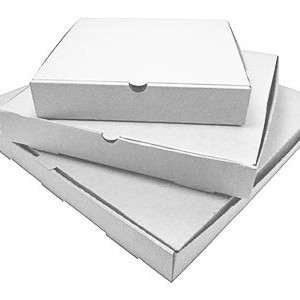Caja de pizza de papel blanco Producto de calidad premium - Product Image 5