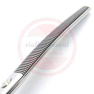 Venta al por mayor de alta calidad para mascotas, perros y gatos, tijeras curvas de adelgazamiento para uso diario en su salón - Product Image 5