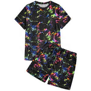 Ensemble de t-shirts pour hommes de qualité supérieure pour l'été chaud T-shirts en coton respirant de nouveau style - Product Image 1