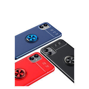 Coque en silicone JoieCreatif Ravel Ins Style pour Samsung Galaxy A04E, fine et souple en TPU, protection arrière bleue - Product Image 4