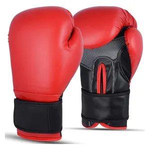 Maßge schneiderte Box-MMA-Trainings handschuhe für Männer Frauen Muay Thai Sparring Kickbox handschuhe mit Handgelenks tütze