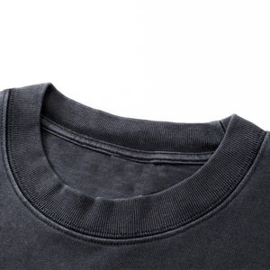 เสื้อยืดผู้ชายแขนยาวสองชั้นพิมพ์ลายบ็อกซี่100% สกรีนแบบกำหนดเอง - Product Image 2