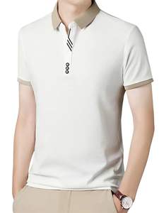 Vente en gros de polos décontractés pour hommes Chemises de sport respirantes à manches courtes grande taille Polos en polyester et coton de haute qualité - Product Image 5