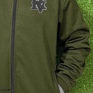 Veste d'hiver pour homme OEM, col montant personnalisé, poignets ajustables, coupe-vent fonctionnel et élégant, fermeture éclair intégrale, toile - Product Image 6