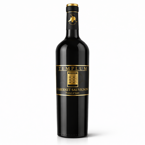Templum Vino Rosso Cabernet Sauvignon Invecchiato in Quercia, 100% Cabernet Sauvignon, 13% ABV, 4 Mesi di Invecchiamento in Quercia, Vino Rosso Spagnolo 750ml - Product Image 1