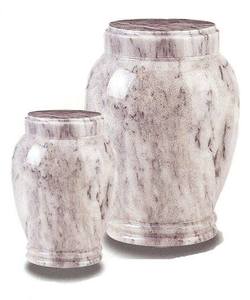 Barril de mármol beige claro, urna de cremación para adultos, tarro de piedra pulida, cenizas humanas, recuerdo conmemorativo, respetuoso con el medio ambiente, personalizable - Product Image 3